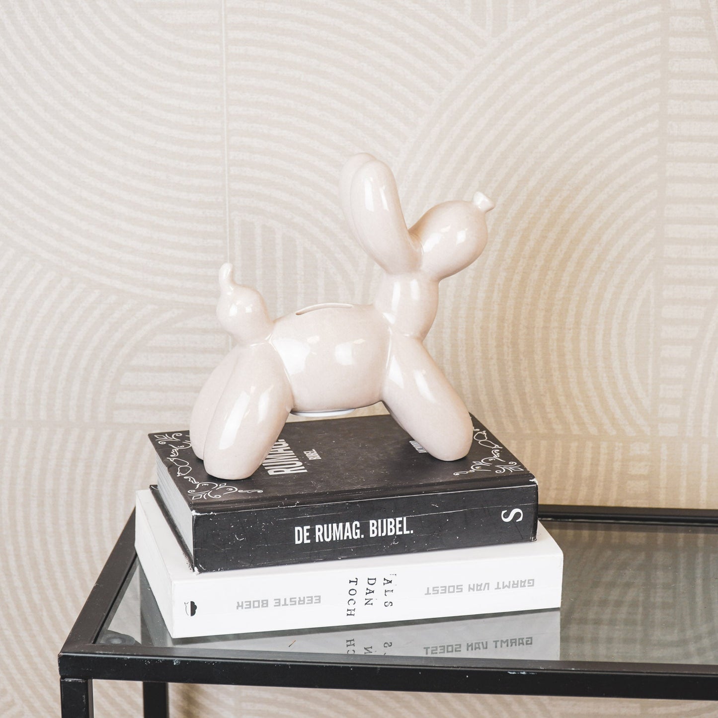 Balloon Dog- Spardose (Beige)
