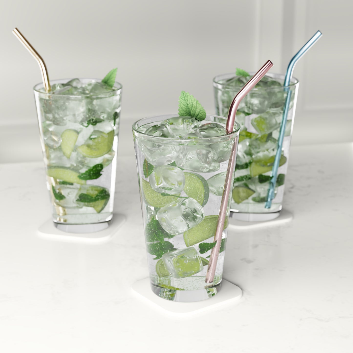 Pint-Glas mit Druckmuster – stilvolles Firmengeschenk