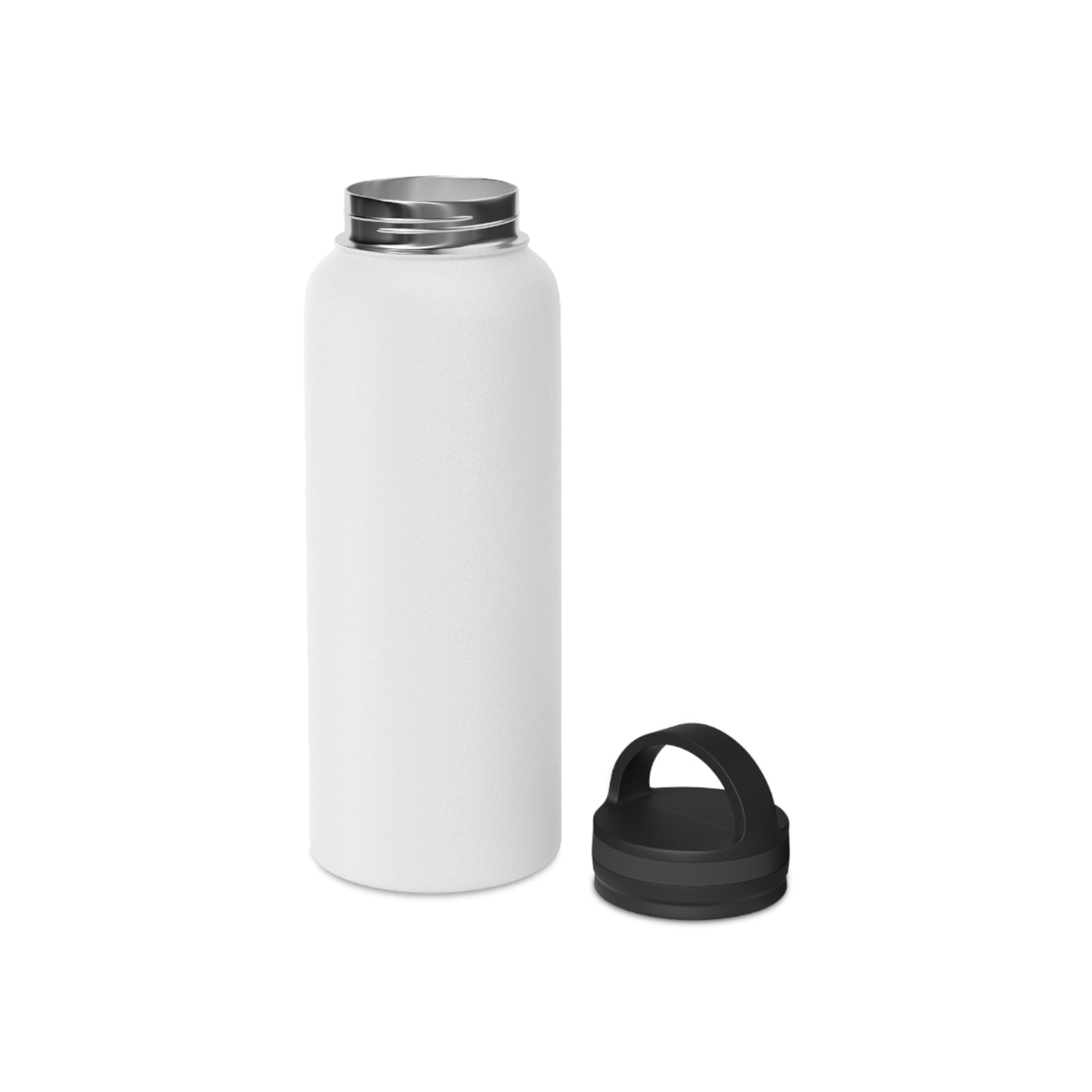 Edelstahlflasche mit Tragegriff – farbenfrohes Firmengeschenk