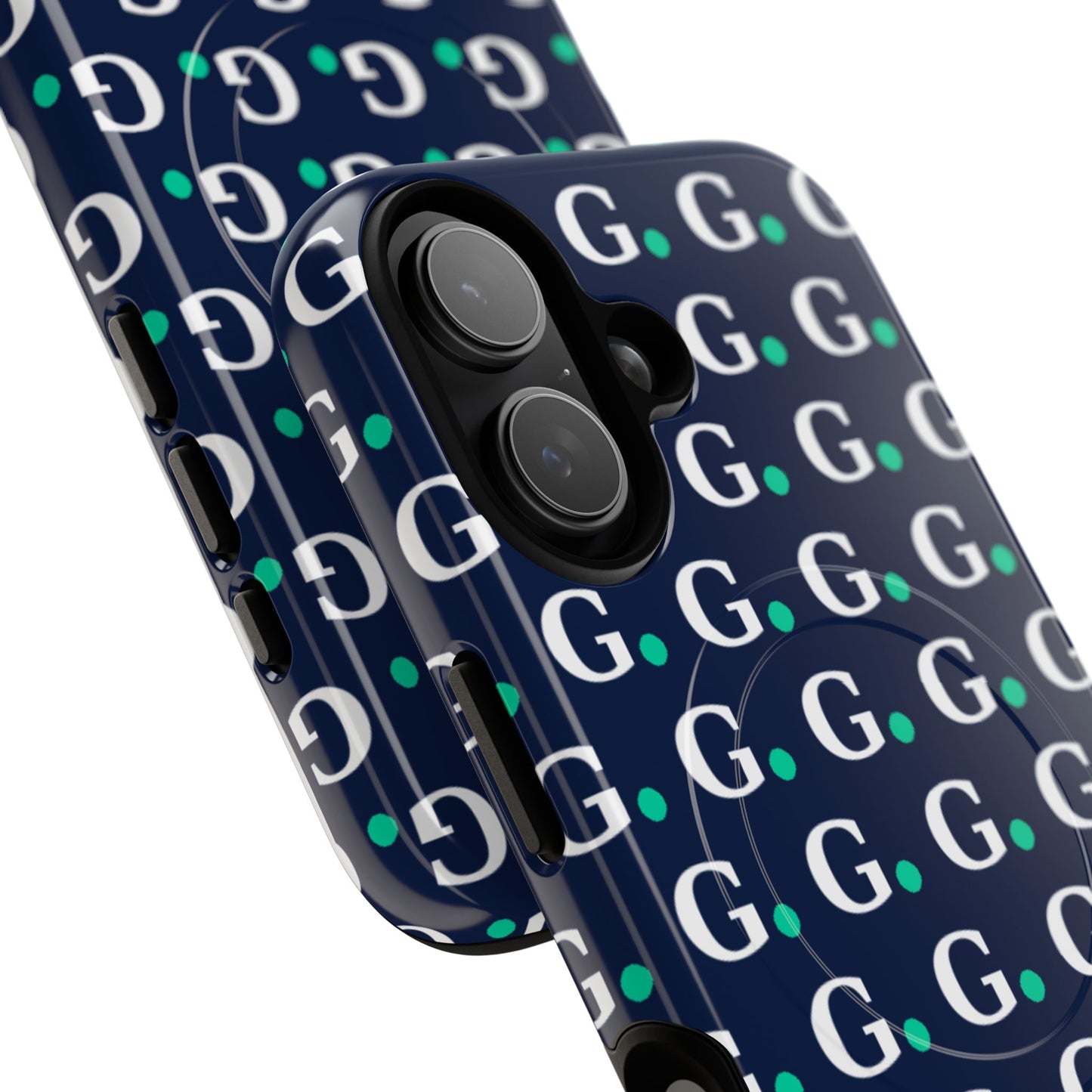 Monogram G Pattern Magnetic Phone Case — Tough Protective iPhone Cover