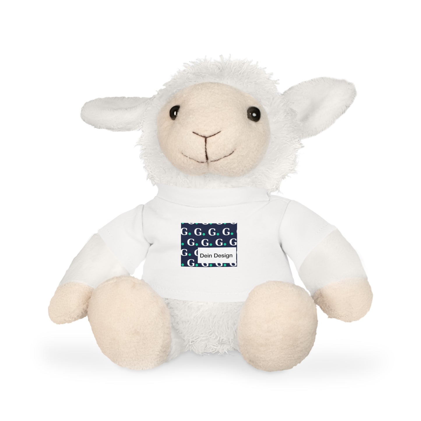 Personalized Teddy Bear with Custom T-Shirt — Cute Plush Gift for Kids & Newborns