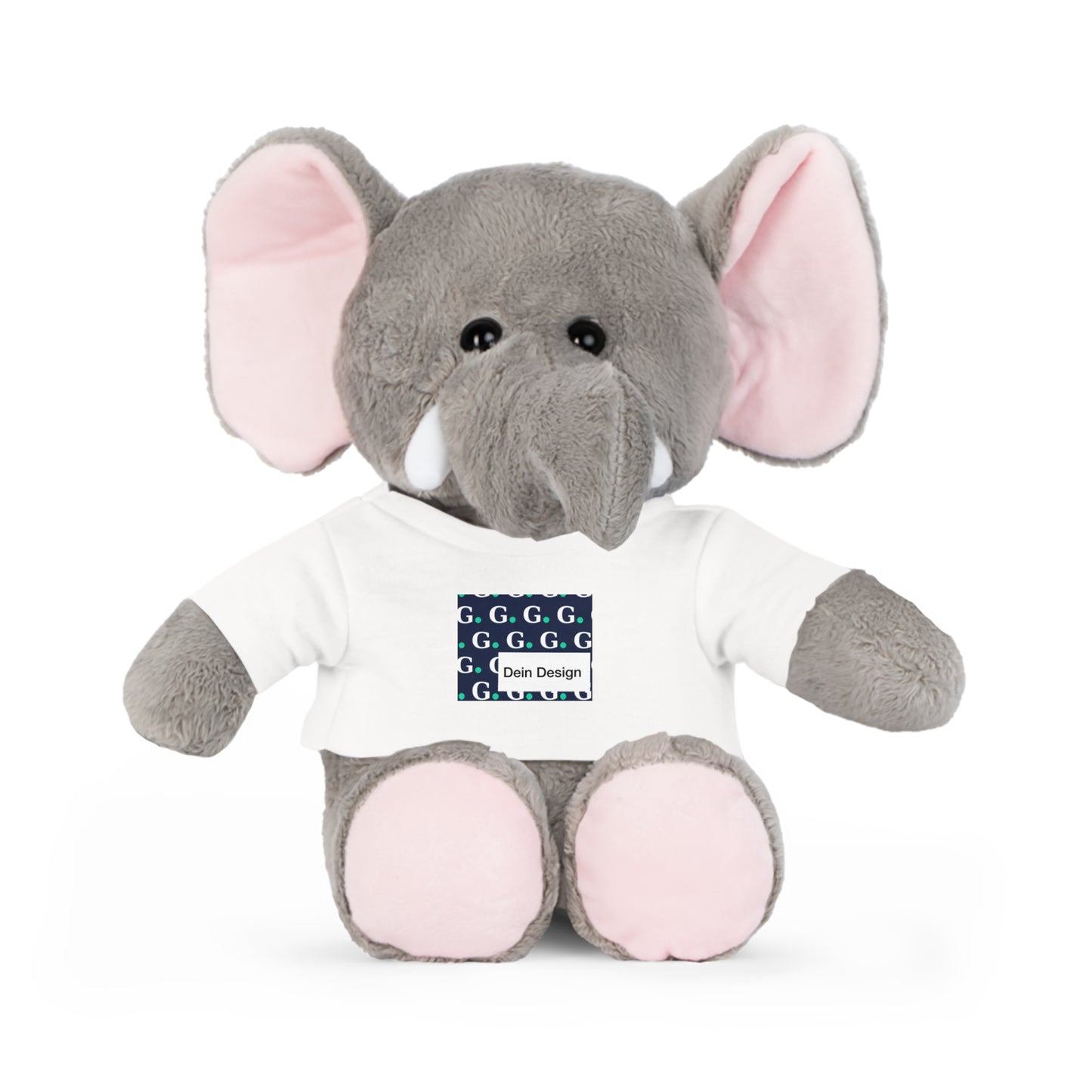 Personalized Teddy Bear with Custom T-Shirt — Cute Plush Gift for Kids & Newborns