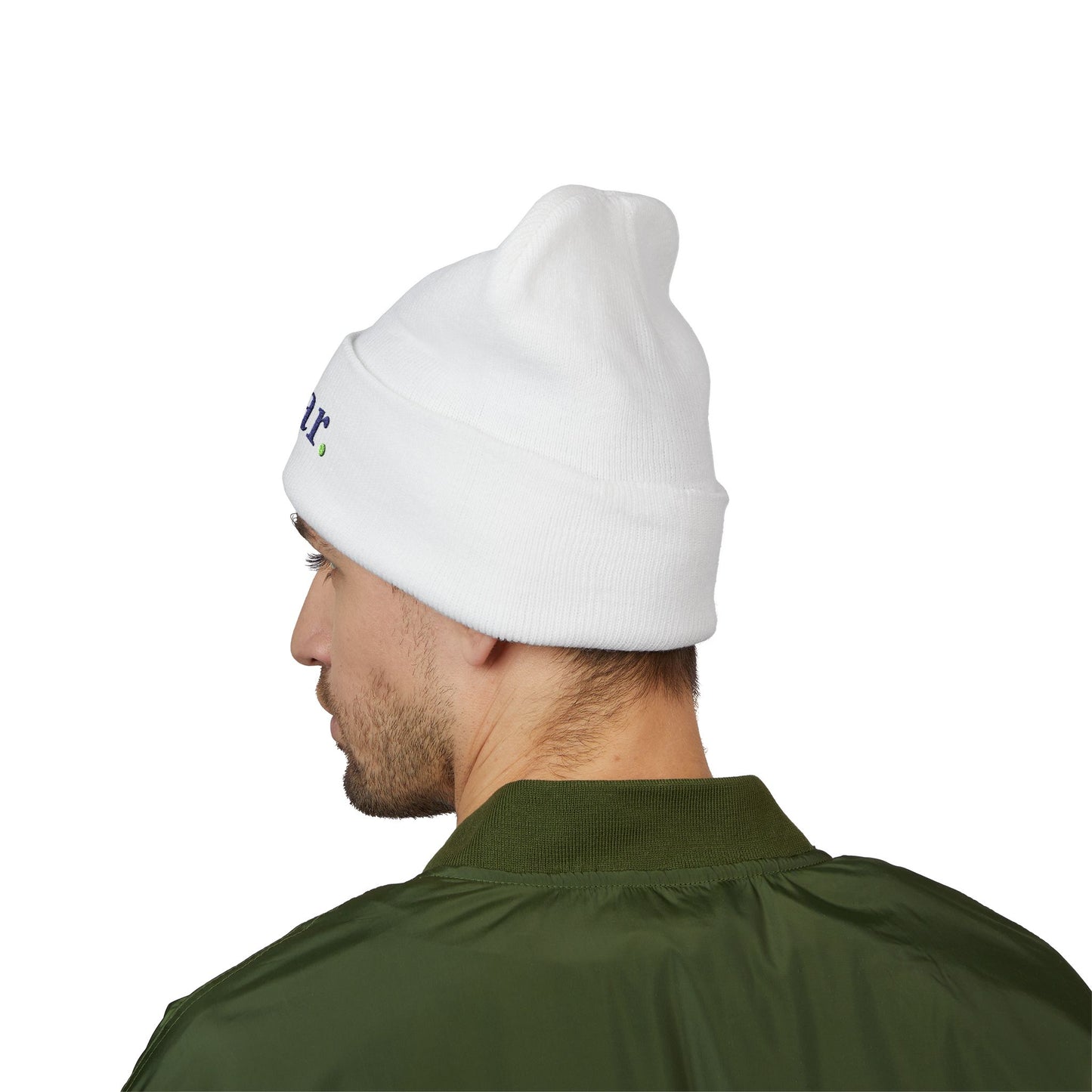 Giftar Embroidered Cuffed Beanie — Cozy Winter Knit Hat