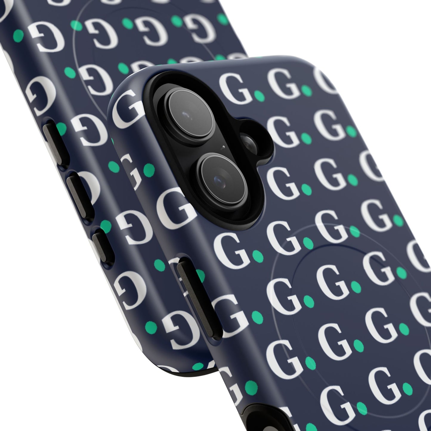 Monogram G Pattern Magnetic Phone Case — Tough Protective iPhone Cover