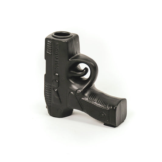 Pistolen Kerzenhalter - Schwarz
