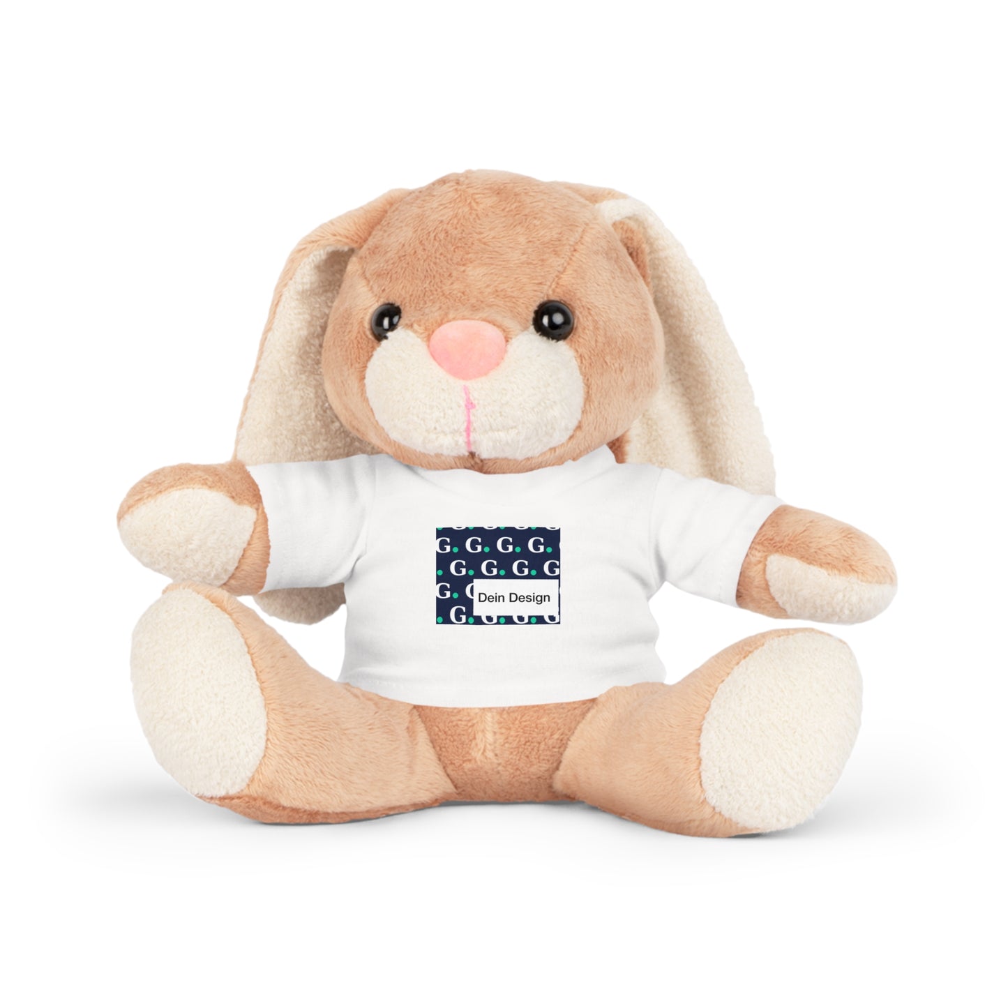 Personalized Teddy Bear with Custom T-Shirt — Cute Plush Gift for Kids & Newborns