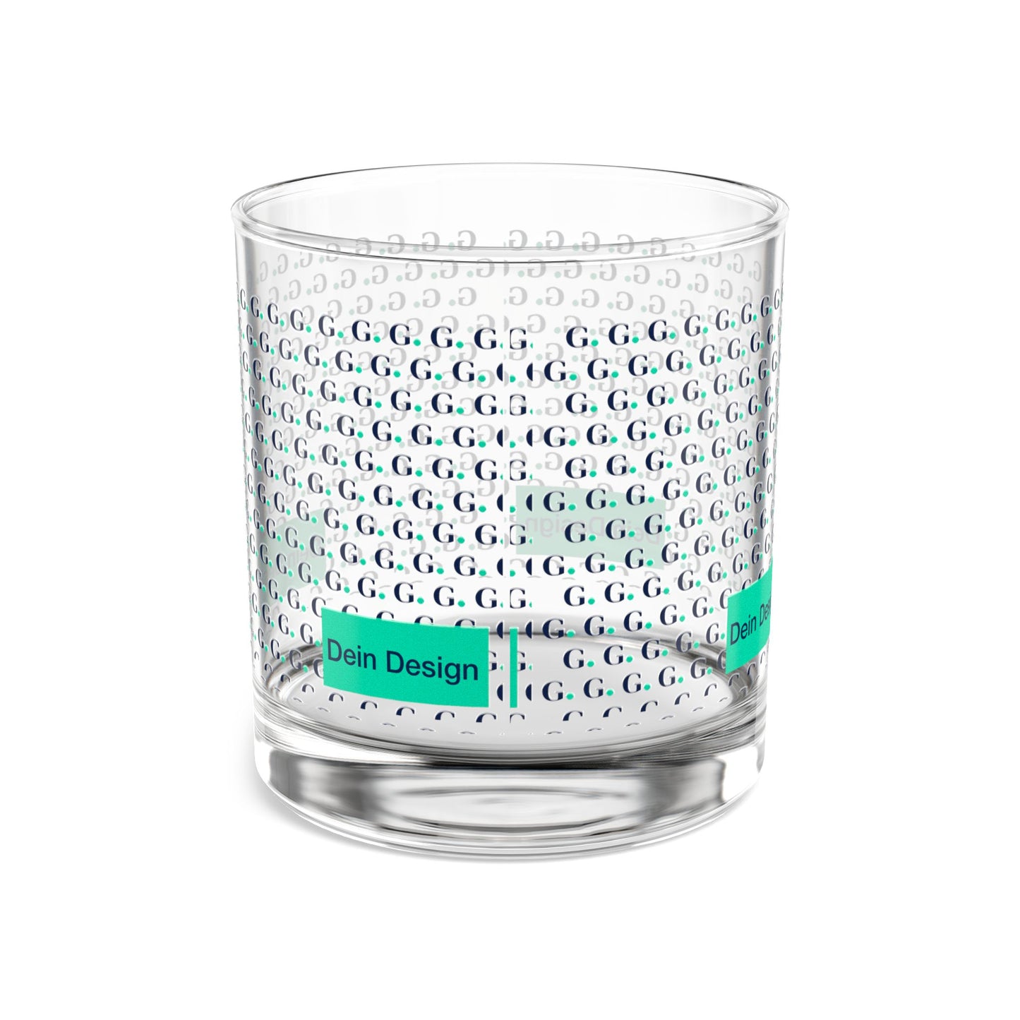 10oz Textured Rocks Glass — Dotted Bubble Design Lowball for Whiskey & Cocktails