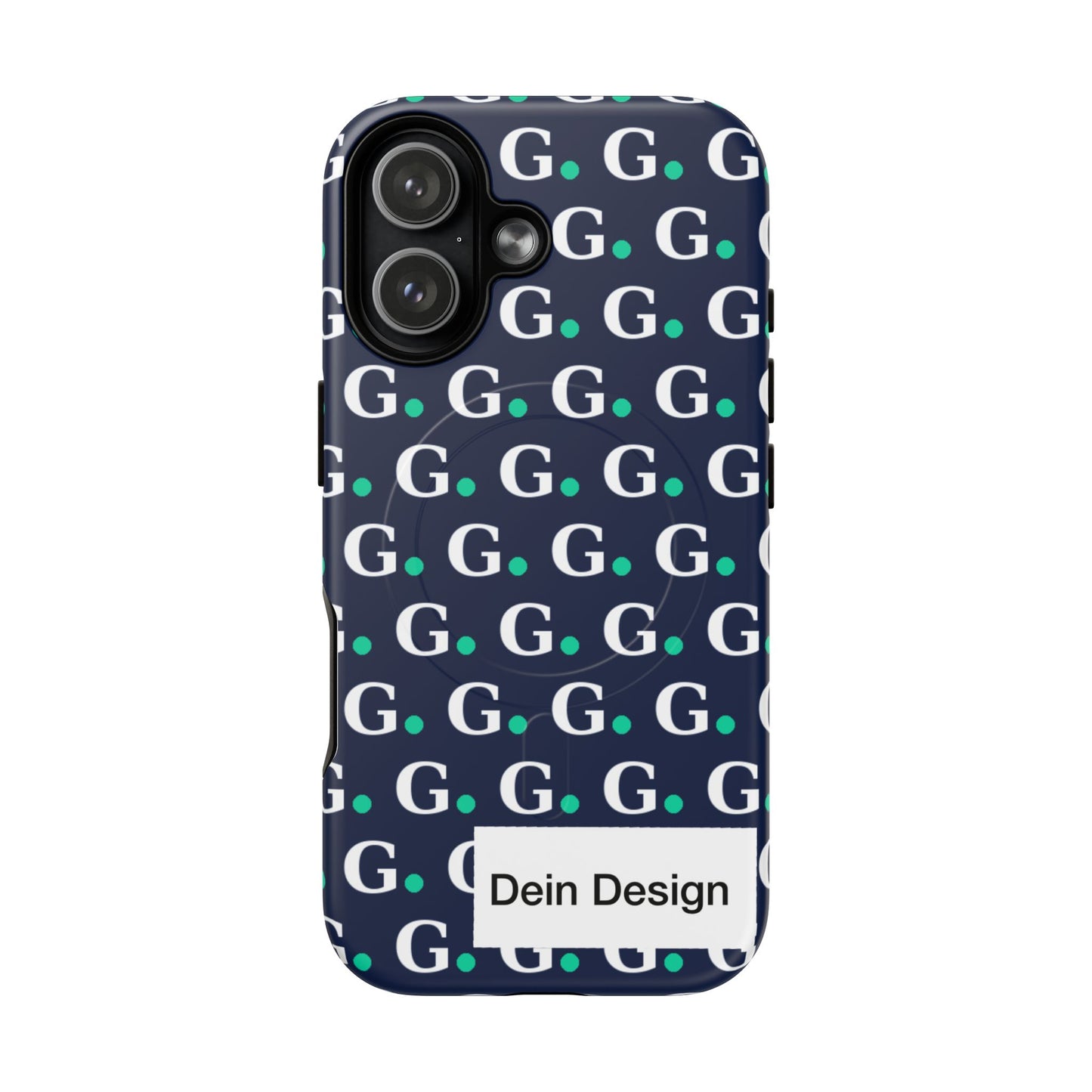 Monogram G Pattern Magnetic Phone Case — Tough Protective iPhone Cover