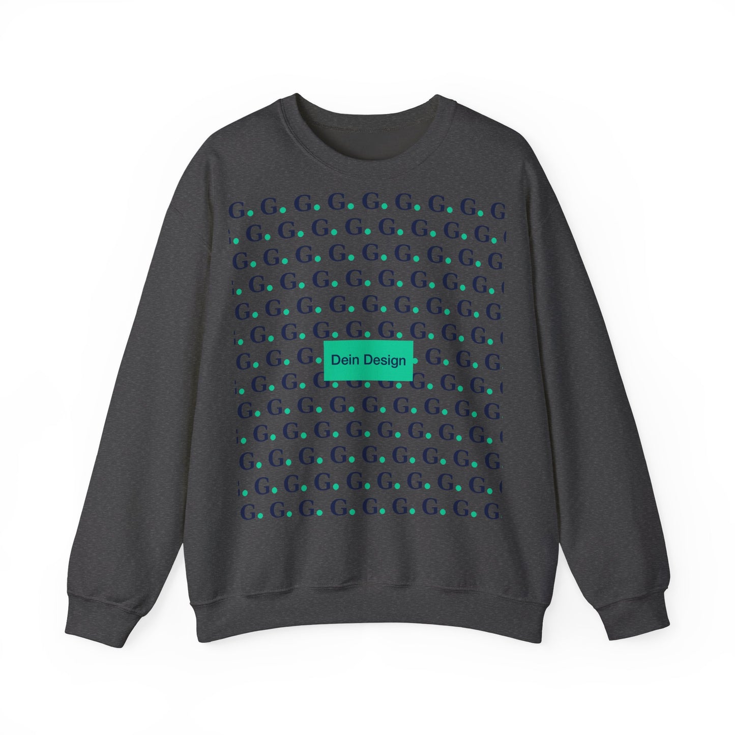 GG Pattern Crewneck Sweatshirt — Repeating "G." Logo Graphic