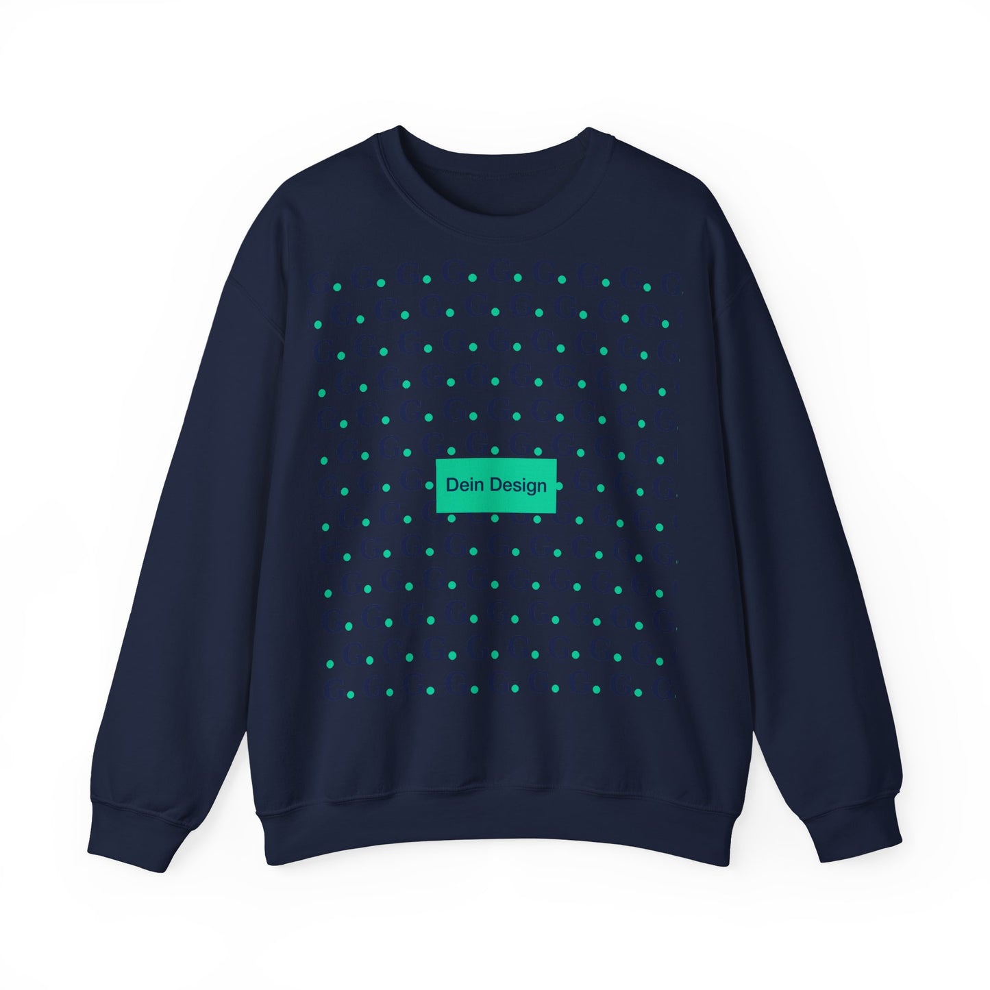 GG Pattern Crewneck Sweatshirt — Repeating "G." Logo Graphic