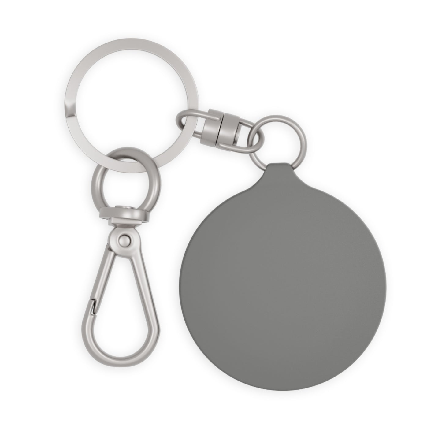 Monogram Pattern Keyring Tag — Custom Initial "G" Design