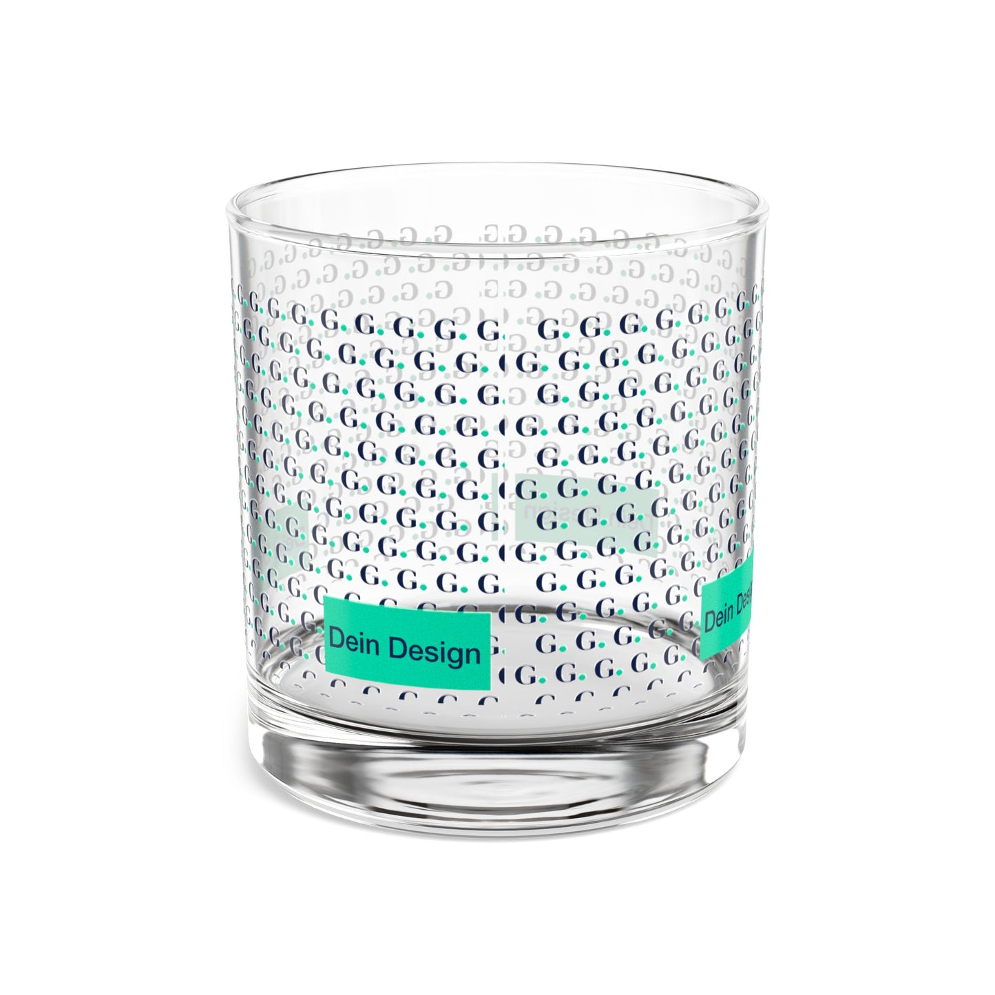10oz Textured Rocks Glass — Dotted Bubble Design Lowball for Whiskey & Cocktails