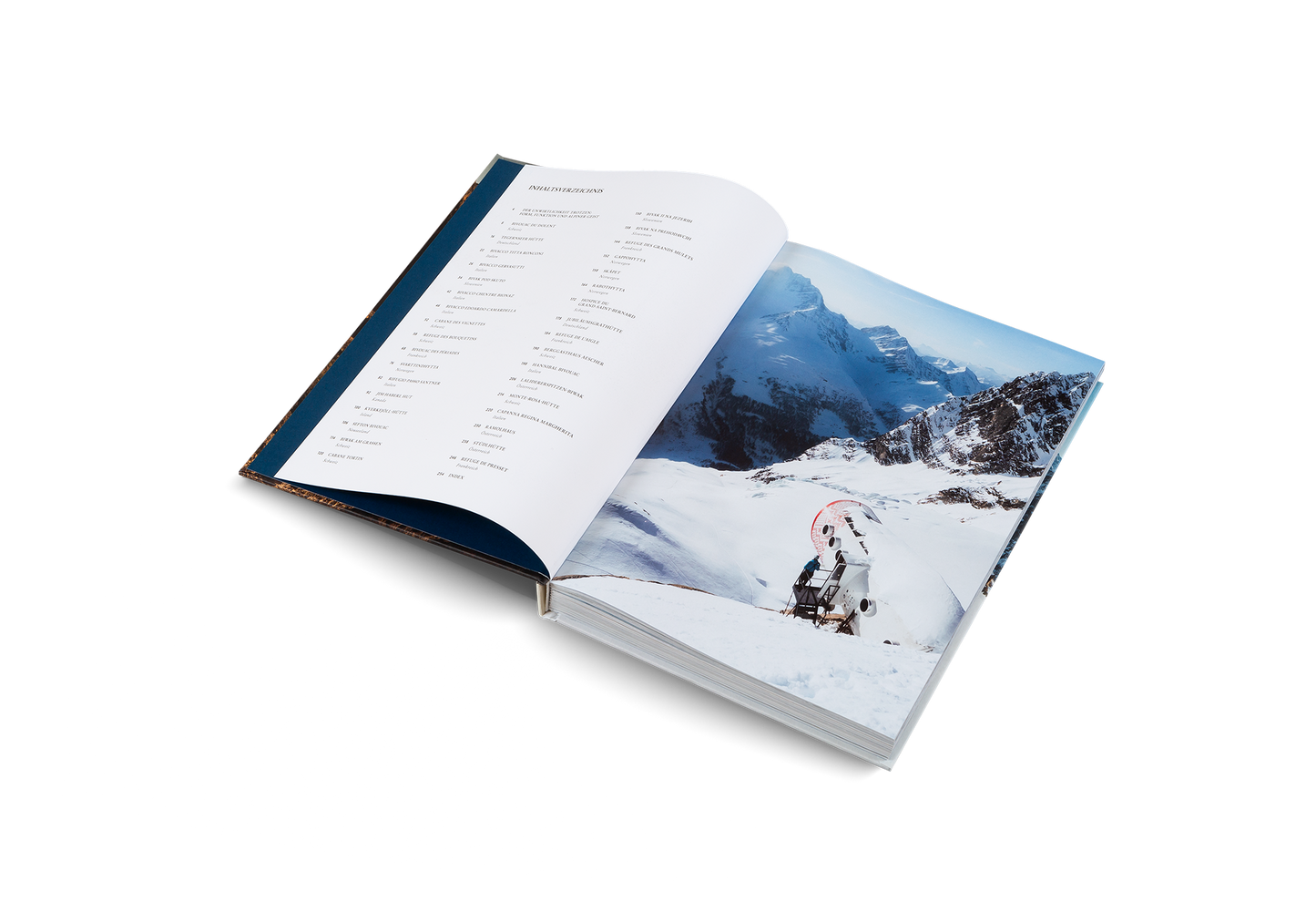 Alpine Zufluchten - Table Book