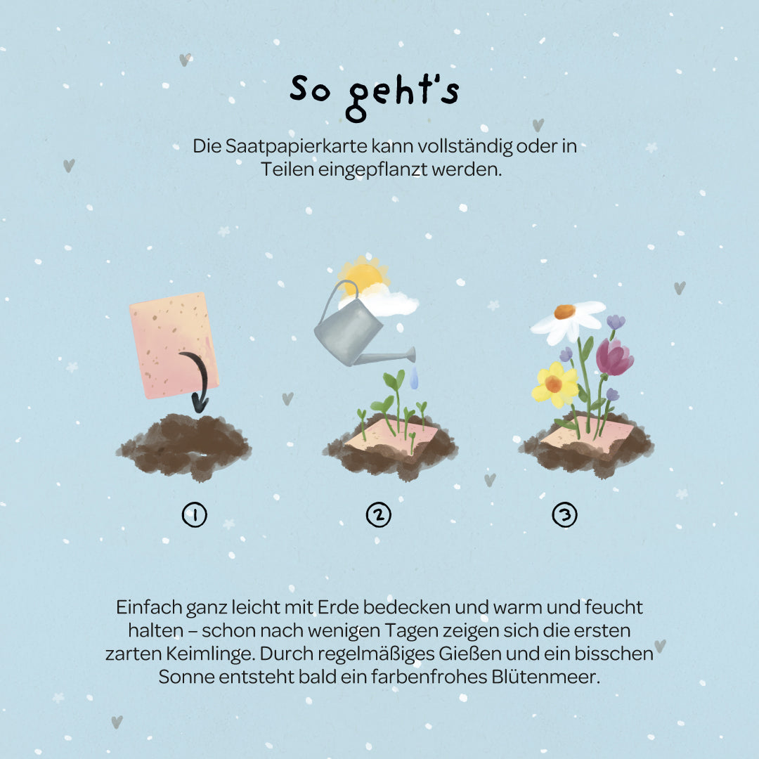 Grußkarte - Du bist nie zu klein, um großartig zu sein