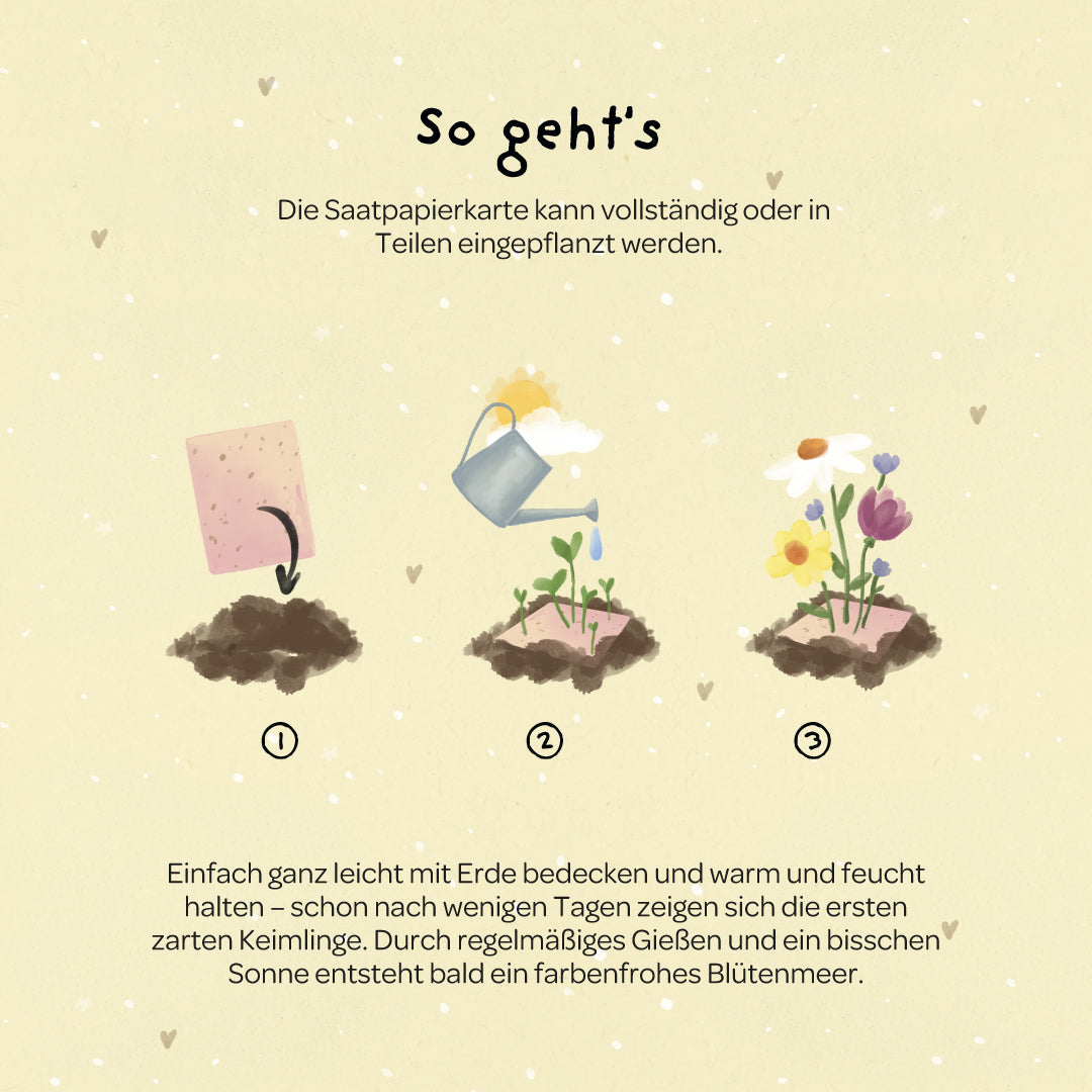 Grußkarte - Hallo Sonnenschein