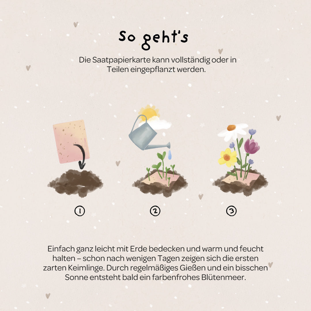 Grußkarte - Du wunderschönes Geburtstagskind