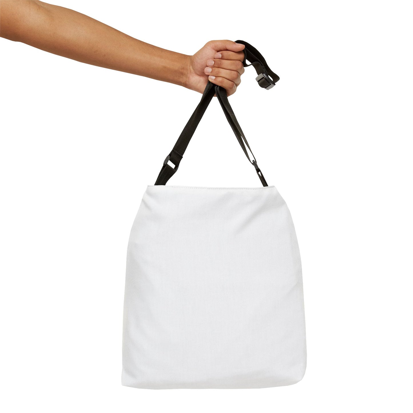 Monogram G Pattern Adjustable Tote Bag — Personalized Initials Crossbody Tote
