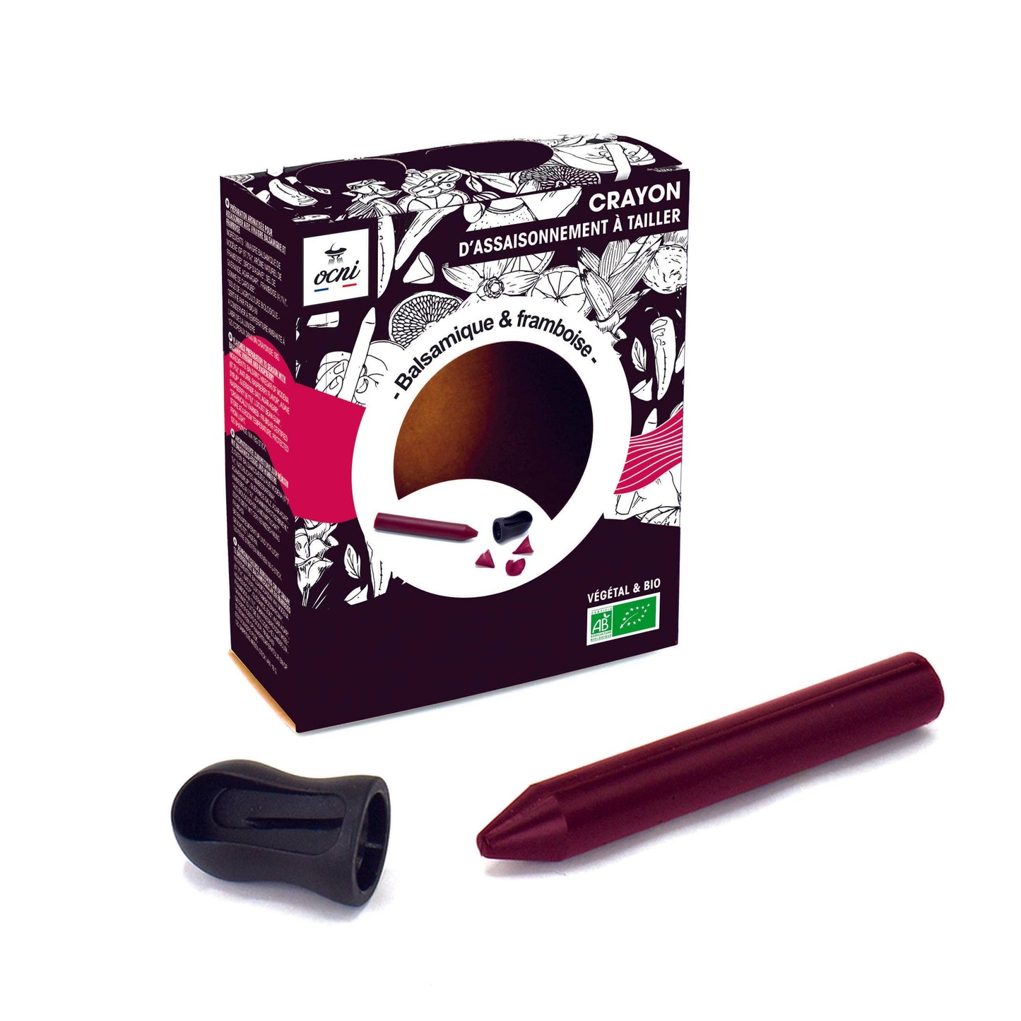Gewürz Buntstift Balsamico & Himbeer mit Anspitzer