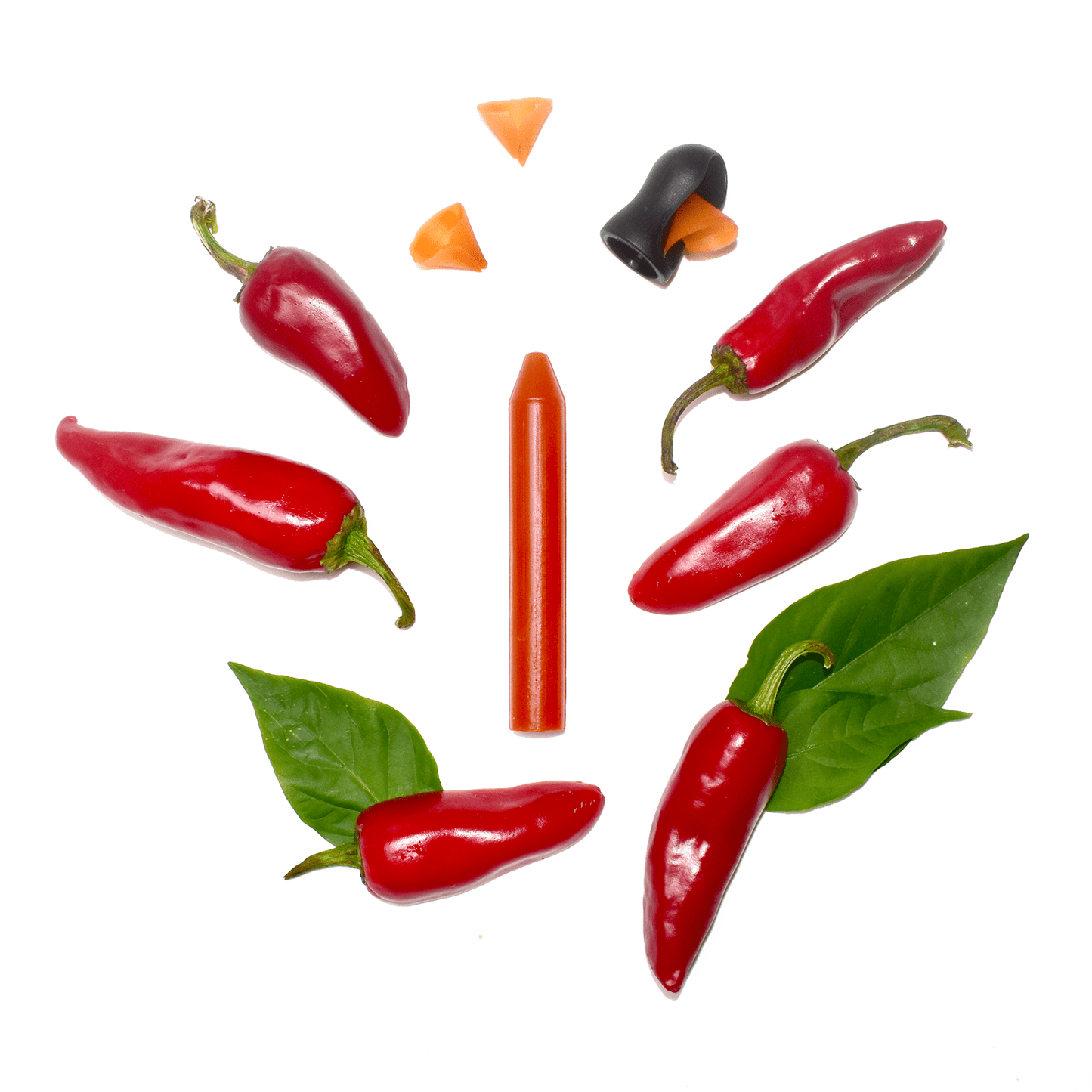 Gewürz Buntstift Piment d'Espelette und Anspitzer