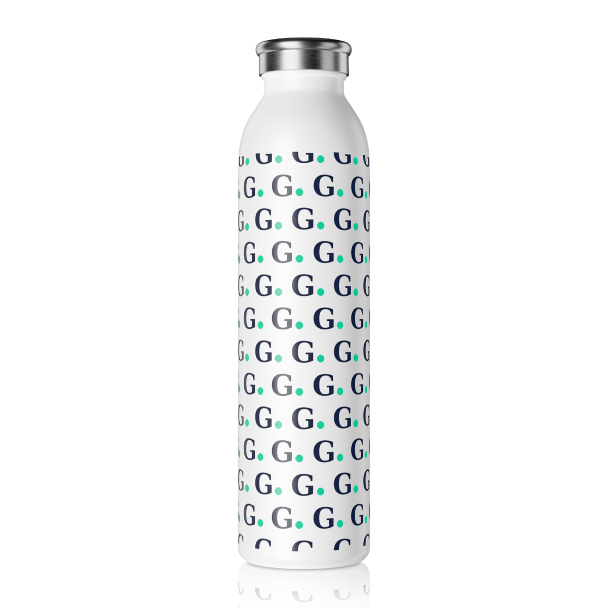 Schlanke Edelstahlflasche Firmengeschenk 04
